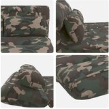  Podna stolica Maslinasto zelena 110 x 82 x 55 cm tkanina | shoptok.hr