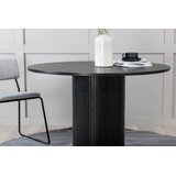Venture Home Bianca okrugli blagovaonski stol ⌀110 cm, crni | shoptok.hr