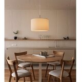 Eglo Pasteri visilica/1, e27, ø380 nikl/mat, tekstil bijela | shoptok.hr