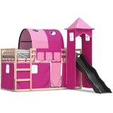  The living store pograd s toboganom in zavesami roza 90x200 cm - pograd, (21491639) | Shoptok.si
