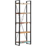 vidaXL Police za knjige 5 razina 60x30x180 cm masivno obnovljeno drvo | shoptok.hr
