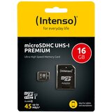 Intenso Spominska kartica microSDXC UHS-I, 16 GB + SD adapter | Shoptok.si