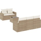  6-dijelni set vrtnih sofa od poliratana s jastucima | shoptok.hr