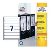 Avery Zweckform Odstranljive etikete za ozke registratorje 192 x 38 mm 1/20 | Shoptok.si