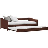  Za krevet na razvlačenje od borovine tamnosmeđi 90x200 cm | shoptok.hr