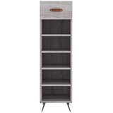  za cipele boja hrasta 30x35x105 cm konstruirano drvo | shoptok.hr