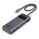 Ugreen Uno 6v1 USB-C hub s 10Gbps USB-C i USB-A te 4K@60Hz HDMI izlazi | shoptok.hr
