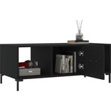  Stolić za kavu crni 102 x 50 x 40 cm od konstruiranog drva | Eponuda.com