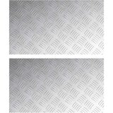  Stepenica Pravokutni 2 pcs Srebrno 70 x 40 cm Aluminij | shoptok.hr