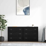  Komode 2 pcs Crni hrast 70 x 35,5 x 67,5 cm Konstruirano drvo | shoptok.hr