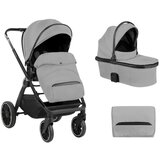 Kikka Boo kolica za bebe tiffany 2u1 light grey