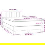  Krevet box spring s madracem crni 120 x 190 cm baršunasti | shoptok.hr