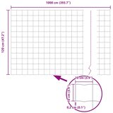 Euro ograda 1,2 x 10 m Željezo prekriveno PVC-om | shoptok.hr