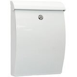  Stenski poštni nabiralnik Dubai (Do x Š x V: 262 x 100 x 410 mm, Barva: Bela, Plastika) | Shoptok.si