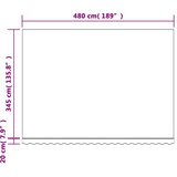  Zamjenska tkanina za tendu raznobojna prugasta 5 x 3,5 m | shoptok.hr