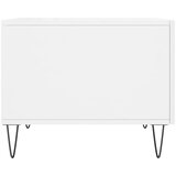  Stolić za kavu sjajni bijeli 50 x 50 x 40 cm konstruirano drvo | Eponuda.ba