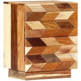  Noćni ormarić 40 x 30 x 50 cm od masivnog obnovljenog drva | shoptok.hr