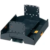 BC 107,6 UT HBUSBK-Donji dio DIN-letve kućišta, (PC) crn, 89.7x1