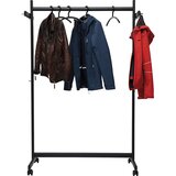 Maul Garderobno stojalo samba, 1 obešalni drog, 8 kljukic, 2 kljukici za torbice, črne barve | Shoptok.si
