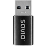 Savio Pretvornik - adapter USB-C 3.1 ženski v USB-A 3.1 moški | Shoptok.si