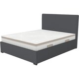 Hespo OBLAZINJENA POSTELJA x , tekstil, leseni material antracit | Shoptok.si