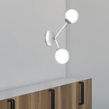  Zidna lampa JOY 2xE14/40W/230V bela/sjajni hrom | Eponuda.com