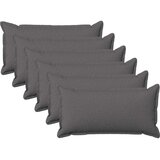  Presvlaka za jastuk 6 pcs HOUTEN Svjetlosiva 40 x 80 cm - Svjetlosiva 40 x 80 cm 6 | shoptok.hr