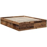  Krevetna konstrukcija s uzglavljem Staro drvo 150 x 200 cm | shoptok.hr