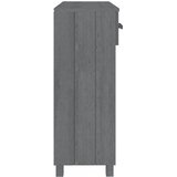  Konzolni stol HAMAR tamnosivi 90x35x90 cm od masivne borovine | shoptok.hr