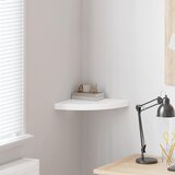  Plutajuća kutna polica bijela 35x35x3,8 cm MDF | shoptok.hr