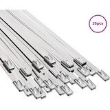  Veza za kabel 25 kom. 4,6 x 800 mm Srebrna | shoptok.hr