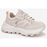 Boto EVENTO Sports Shoes Sneakers Women's Thick Sole Beige Prononice | shoptok.hr