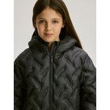 Reserved Prošivena jakna s kapuljačom - tamnosivo | shoptok.hr