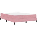  Krevet s opruga kutije Ružičasta 140 x 190 cm tkanina | shoptok.hr