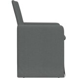  Trpezarijske stolice 2 pcs Tamno siva 57 x 67 x 95 cm tkanina | shoptok.hr