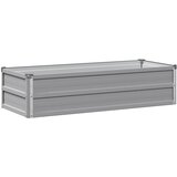  Povišeni vrtni krevet Siva 100 x 40 x 24 cm | shoptok.hr