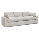 Bobochic Paris Bež sedežna garnitura iz rebrastega žameta 250 cm Belair – | Shoptok.si