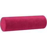  Ukrasni jastuci 2 kom crvena boja vina Ø15x50 cm baršunasti | Eponuda.com