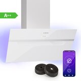 Klarstein BigBite 60, kuhinjska napa, 60 cm, 303 m³/h, zaslon LED, steklena sprednja stran, upravljanje prek aplikacije | Shoptok.si