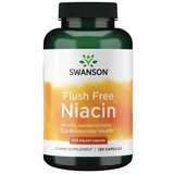 Swanson flush-free niacin 500 mg – podrška energiji i metabolizmu | ePonuda.com