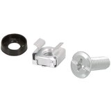 Logilink M6 Screws Cage Nuts Mounting Kit, 20-Pack, zinc-plated, AC0111