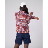 Columbia Flis Helvetia II Printed Cropped Half Snap Fleece Bordo Slike