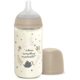 Suavinex Wonderland SX Pro Physiological Anti-Colic Glass staklena bočica za bebe M Medium Flow 3 m+ Cream 240 ml | shoptok.hr