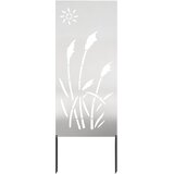  Privatnost u vrtu Srebrno 50 x 140 cm Nehrđajući čelik | shoptok.hr