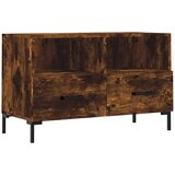 Maison Chic TV omarica - TV stojalo - Televizijska omarica dimljeni hrast 80x36x50 cm inženirski les, (21701543) Cene