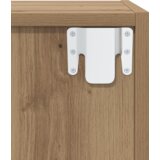 vidaXL Set TV komoda s pohranom 2 pcs hrast artisan 37 x 37 x 142.5 cm | shoptok.hr