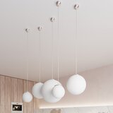 Nice Lamps Bijela viseća svjetiljka sa staklenim sjenilom ø 40 cm Bianco – | shoptok.hr