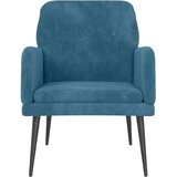  Fotelja Plava 62 x 79 x 79 cm baršunasta | shoptok.hr