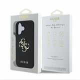Guess PU Grained 4G Metal Logo Zadní Kryt pro iPhone 16 Black Ovitek za telefon Vijolična | Shoptok.si