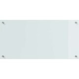 vidaXL Zaščita za kuhinjo Bela 80 x 40 x 0.8 cm kaljeno steklo | Shoptok.si